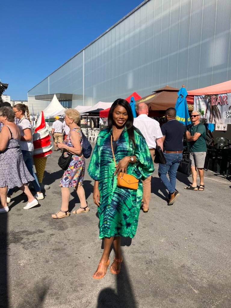 Picture of me standing in a open place market